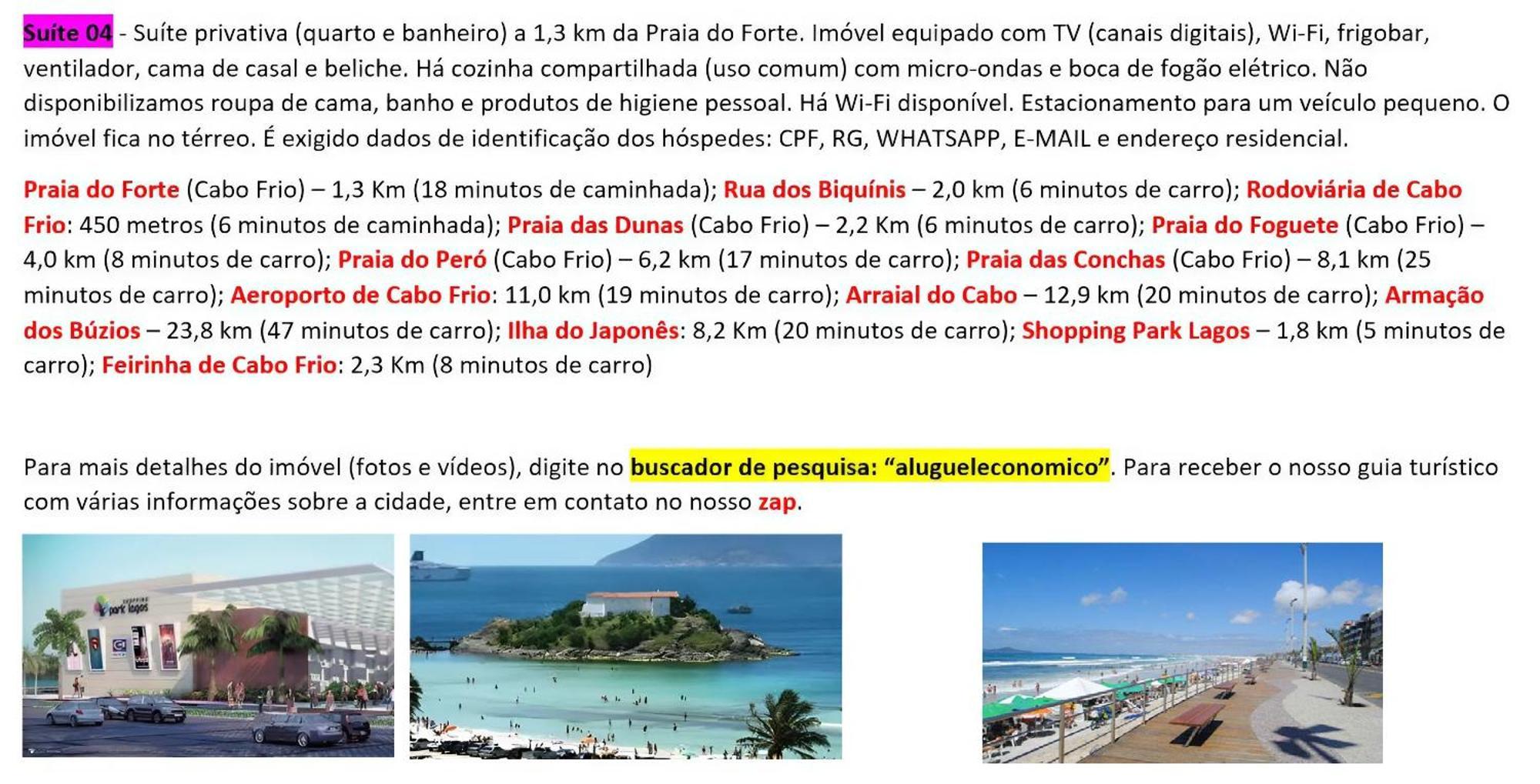 Cabo Frio - Suites - Jardim Flamboyant - Aluguel Economico Exterior foto