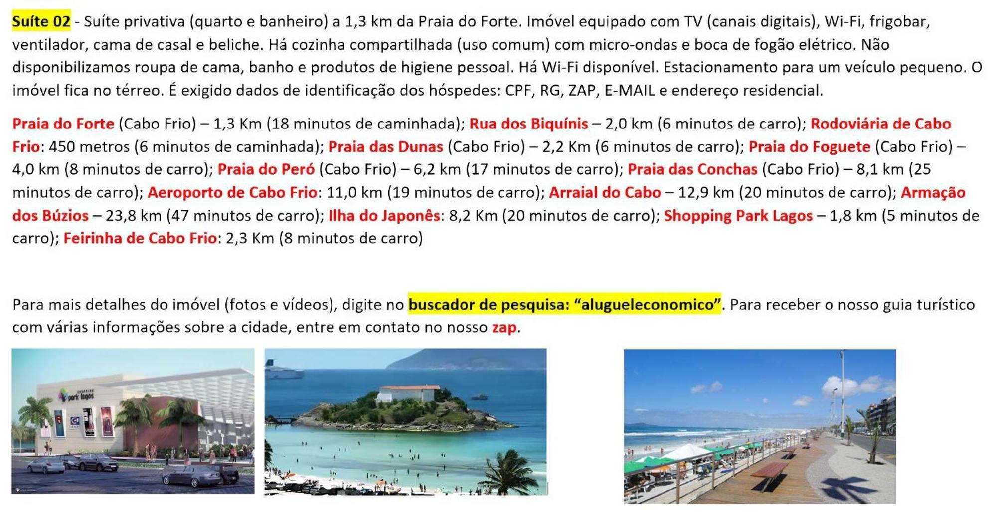 Cabo Frio - Suites - Jardim Flamboyant - Aluguel Economico Exterior foto